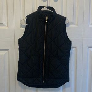 J crew black vest